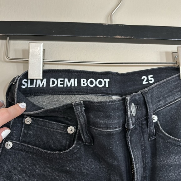 J.Crew NWOT Slim Demi Boot Denim Jeans Charcoal Rinse - Picture 6 of 6